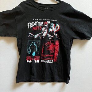 Friday the 13th graphic t shirt Sz L
